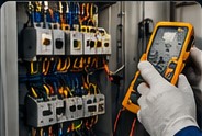 Ilustración de diagnóstico eléctrico